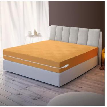 Imagem de Capa Para Colchão Casal King Size -  Malha Gel com Zíper - BG Confecçõ