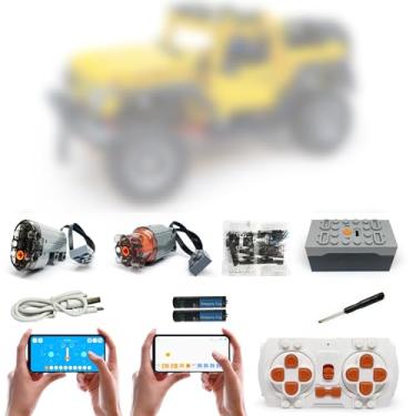 Imagem de Power Motor Set for Lego 42122 Technic Jeep Wrangler, APP 4 Control Modes, Upgraded Accessories with 2 Motor and Remote Control (Model not Included)