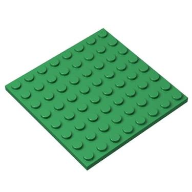 Imagem de Classic Green Plates Bulk, Green Plate 8x8, Building Plates Flat 10 Piece, Compatible with Lego Parts and Pieces