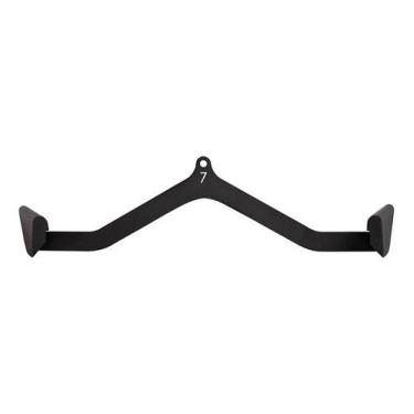 Imagem de Puxador Academia Anatômico Preto N7 Semi Pronado Pulley - BASE