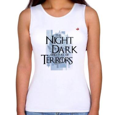Imagem de Regata Feminina The night is dark and full of terrors - Foca na Moda, 