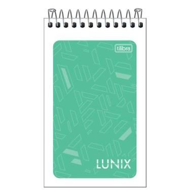 Imagem de Caderneta Pequena Espiral Superior Lunix 60 Folhas Capa Flexível Tilib