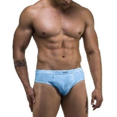 Imagem de Kit 03 Cuecas Nawes Slip Algodão Confortável Ref 02, P, Sortido