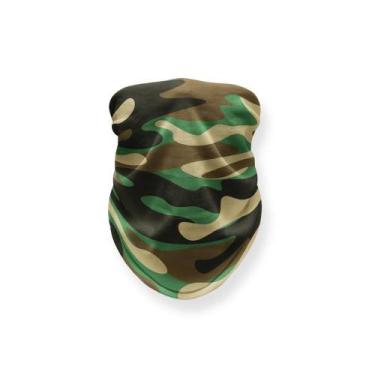 Imagem de Bandana Camuflada Masculina e Feminina Ciclismo Balaclava Corrida Pesc