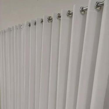 Imagem de Cortina Gaze De Linho Com Forro Para Sala 6,00x3,00 Argola - Salvatex 