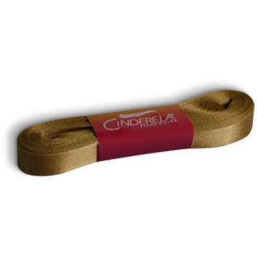 Imagem de Fita de Cetim 10MM X 10M Dourado - Fitas Cinderela