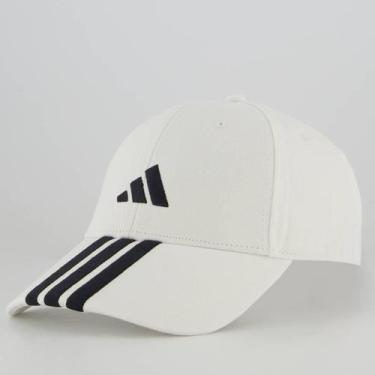 Imagem de Boné Adidas 3 Listras Branco, Único