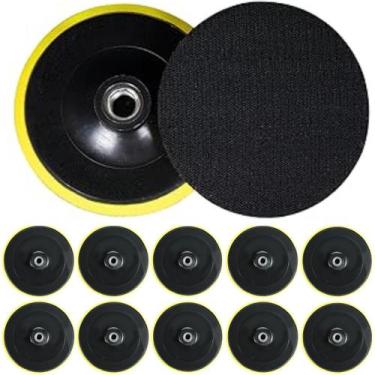 Imagem de 10 x Suporte Prato Disco 4 Polegadas 100mm Politriz Esmerilhadeira Lix