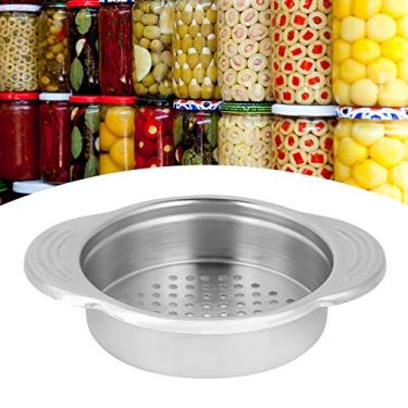 Imagem de Escorredor de Alimentos Enlatados de Aço Inoxidável, Filtro de Atum Pode Espremer Design Ergonômico para Utensílios de Cozinha