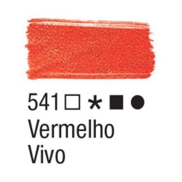 Imagem de Tinta Tecido Fosca 37ml Tons Claros Acrilex, 541 - VERMELHO VIVO