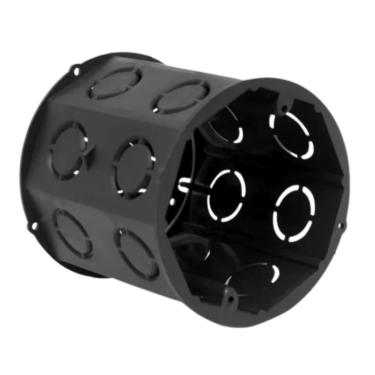 Imagem de Caixa PVC 4X4X4" Embutir Octagonal Fundo Móvel Duplo Ref.913130 - Cemar