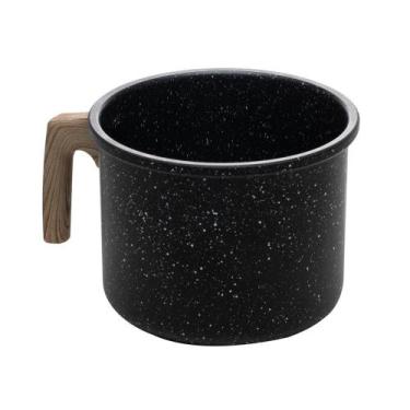 Imagem de Leiteira de Indução em Alumínio com Revestimento Preta 14cm - Wolff