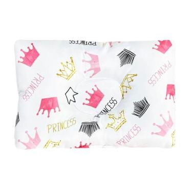 Imagem de Travesseiro Anatômico Modelador Cabeça Chata Para Bebê Menina Menino -