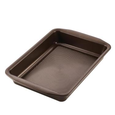 Imagem de Circulon Assadeira antiaderente antiaderente/forma de bolo antiaderente, retangular - 22 cm x 33 cm, marrom, chocolate
