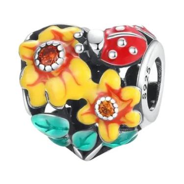 Imagem de Amuletos de Trevo Verde para Pulseira de Prata Esterlina 925 - Acessór