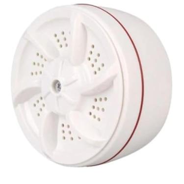 Imagem de Mini Máquina de Lavar Roupas Panos Toalhas no Balde Portátil Ultrassônica Lavanderia USB Lava Louças Branco com USB