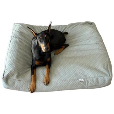 Imagem de 4Knines Capa de cama de luxo para cães – com base nos EUA – material resistente e acolchoado durável premium – extra grande – neblina