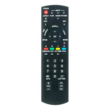 Imagem de Controle remoto de substituição N2QAYB000802 compatível com Panasonic 32 50 polegadas LED HD Ready TV LED Full HD TVs TH-L32C4D TH-L50EM5D TH-L32EM5D TH-L32XM5D THL32C4D THL50EM5D THL32EM5D THL32XM5D