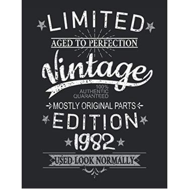 Imagem de 39th Birthday Limited 39 Years Edition 1982 Graphic Deko Vintage: PUZZLE BOOK - Funny retro birthday present, gift idea - A4 (8. 5x11) - 101 pages - ... sketch, planner, birthday, vintage, saying