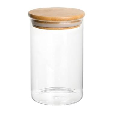 Imagem de HAUSKRAFT, POTE DE VIDRO HERMÉTICO COM TAMPA DE BAMBU 700ML