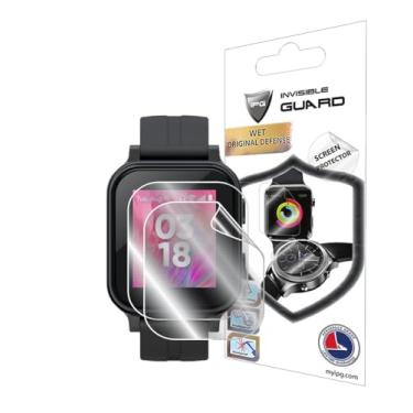 Imagem de IPG Protetor de tela de hidrogel para relógio Gabb Watch 3E Series Kids Smartwatch (2 unidades) Película transparente HD invisível antiarranhões - suave/autorreparação/sem bolhas para Gabb3E