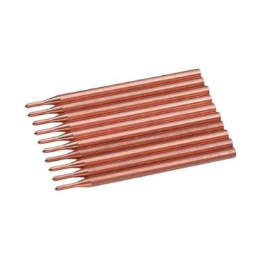 Imagem de Esquirla 10 peças de pinos de solda de cobre a ponto, pontas de solda, peças de máquina de solda de cobre