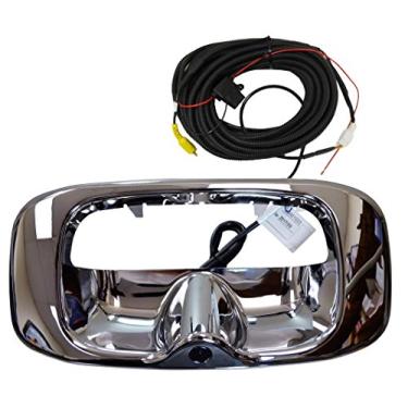 Imagem de PT Auto Warehouse GM-3523M-BZCX - Bisel do puxador da porta traseira - Acabamento cromado, com câmera