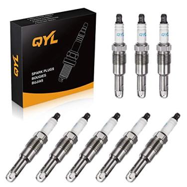 Imagem de Conjunto de 8 velas de ignição QYL Platinum de substituição # SP546 SP515