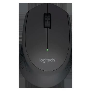 Imagem de Mouse Logitech M280 Vermelho/preto/branco/azul, Preto