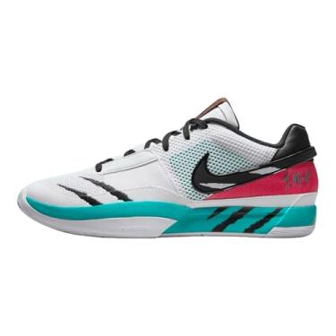Imagem de Nike Ja 1 Tênis masculino de basquete, Branco/preto e verde turbo, 38