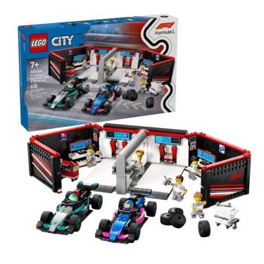 Imagem de Lego City Garagem F1 E Carros Mercedes-Amg E Alpine 60444