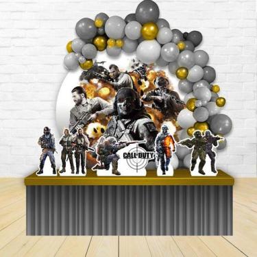 Imagem de KIT FESTA KIT FESTA PAINEL REDONDO Decoração Infantil Call of Duty - I