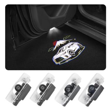 Imagem de Luzes LED com logotipo para porta de carro compatíveis com RX350 RX350h RX450h RX500h 2023-Presente cortesia projetor laser Welcome Lamp Kit de luzes de poça acessórios para carro (rx 2023-presente)