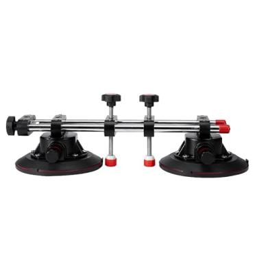 Imagem de Conjunto de costura sem costura com ventosas a vácuo de 17 cm para união e nivelamento de costura, ferramenta de instalação de bancada profissional, eficiente e segura para granito, pedra, mármore,