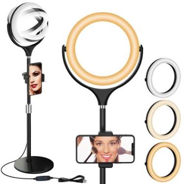 Imagem de Ring Light de Mesa Yarrashop 8 Polegadas com Suporte para Celular