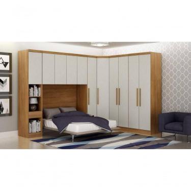 Imagem de Modulado Completo Casal 6 Portas 6 Gavetas - Linea-cumaru-fendi - Móveis Novo Horizonte