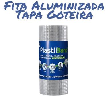 Imagem de Kits de Fita Aluminizada Tapa Goteira 20cm x 10m Infiltrações e Calor 