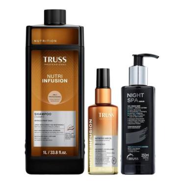 Imagem de Kit Truss Nutri Infusion - Shampoo 1L + Óleo 60ml + Night Spa 250ml