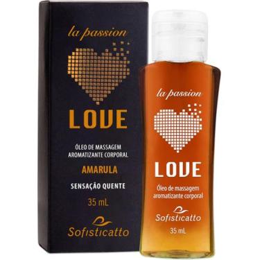 Imagem de Óleo de Massagem Corporal Beijável Sensação Quente Amarula - Sofistica