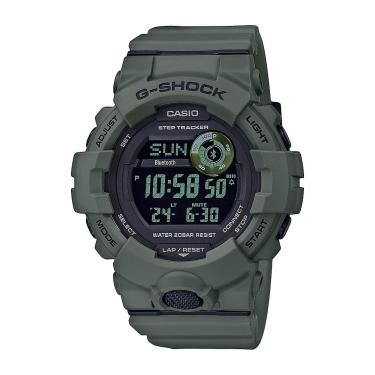 Imagem de Casio - G-Shock Power Trainer masculino com relógio Bluetooth Mobile Link 49 mm - Verde-GBD800UC-3