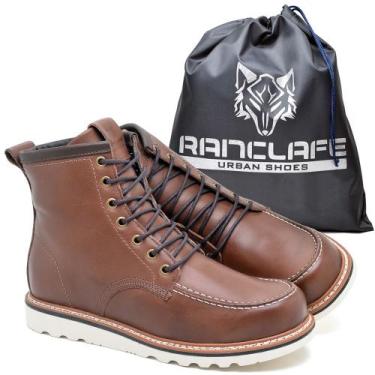 Imagem de Bota Coturno Moc Toe Vintage Couro Spider Lactego - RANCLAFE CALÇADOS,