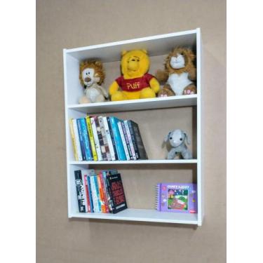 Imagem de Estante de Parede Reforçada em MDF - Kaza das Prateleiras