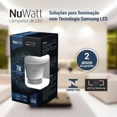 Imagem de Lâmpada BULBO LED A60 E27 7W 630LM 6500 K - Luz Fria/Branca - NUWATT