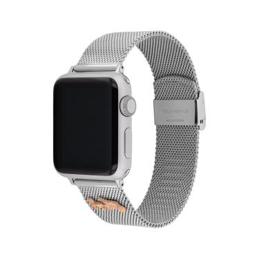 Imagem de Watch Strap Coach para Apple Watch em aço inoxidável de 38 mm e 40 mm