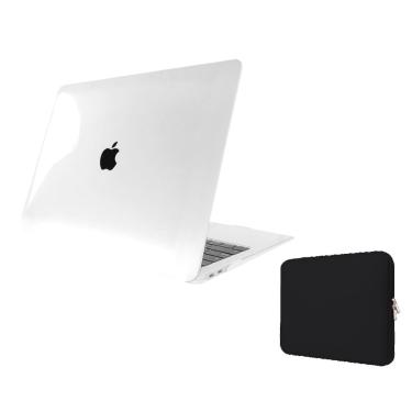 Imagem de Kit Capa Case Compativel Macbook air 13 A1466 A1369 cor tc + Capa Neoprene