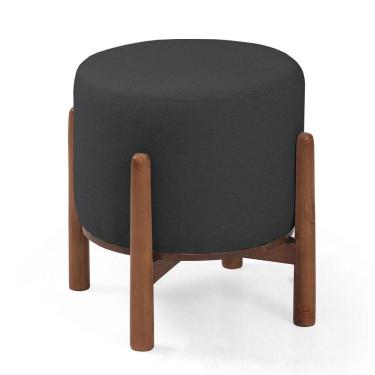 Imagem de Puff Multiuso Orion Cor Linho Preto