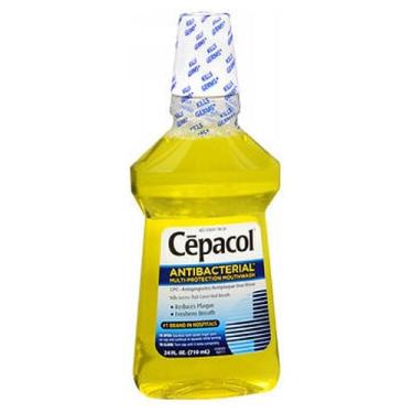 Imagem de Enxaguante bucal Cepacol, antibacteriano Ceepryn Gold, 720 ml (pacote com