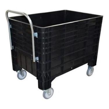 Imagem de Carrinho Caixa Lixeira Para Condomínio 372 Litros Caixa 1030