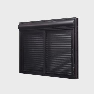 Imagem de Janela de Aluminio Veneziana com Persiana Integrada 120x150cm 2 Folhas Moveis Ultra Ramassol