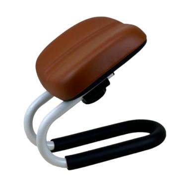 Imagem de Generic Aproveitando banquinhos de meditação, altura ajustável, mulheres adultos ajoelham banheiros leves leves, por orar em casa, Marrom